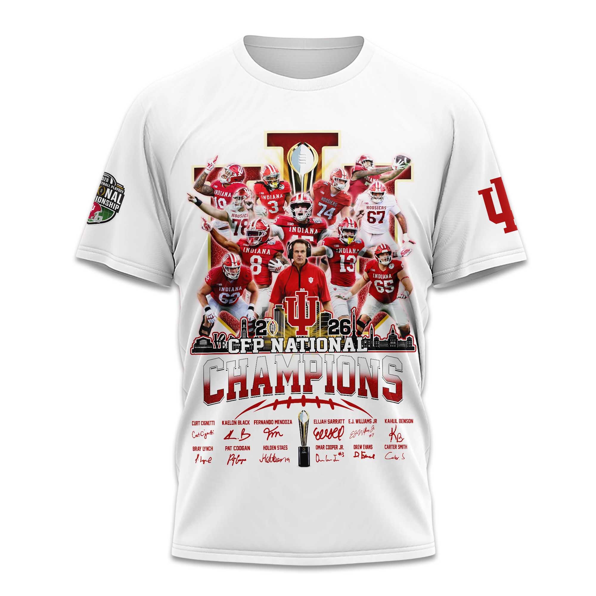 Indiana Hoosiers 2026 CFP National Champions Shirt Indiana Hoosiers 2026 CFP National Champions Shirt