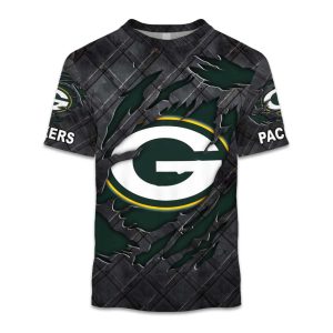Packers Black Metal Texture Shirt 1