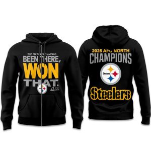 Steelers 2025 AFC North Division Champions Zip Hoodie (1)