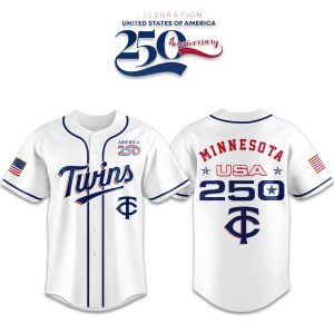 Twins America 250th Anniversary 2026 Baseball Jersey 1