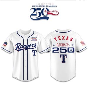 Rangers America 250th Anniversary 2026 Baseball Jersey (1)