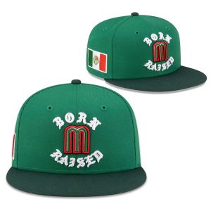 Born and Raised Mexico World Baseball Classic Hat (2)