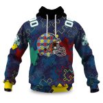 Browns Autism Awareness Football Hoodie 2026