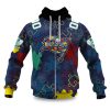 Buccaneers Autism Awareness Football Zipper Hoodie 2026