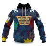 Commanders Autism Awareness Football Zipper Hoodie 2026