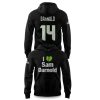 I Love Sam Darrnold Bowl LX Hoodie (1)