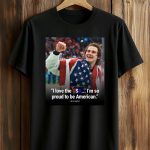 Jack Hughes I Love The USA I'm So Proud To Be America Shirt