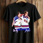 Jack Hughes and Quinn Hughes USA Gold Medal Hockey Shirt