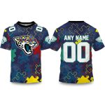 Jaguars Autism Awareness Football Shirt 2026