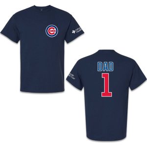 2026 Giveaway Cubs Father's Day T Shirt (1)