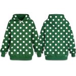 Justin Bieber Polka Dot Printed Hoodie