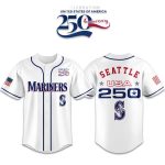 Mariners America 250th Anniversary 2026 Baseball Jersey
