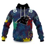 Panthers Autism Awareness Football Hoodie 2026