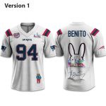 Patriots x Bad Bunny USA 250 Super Bowl LX USA 250 Jersey