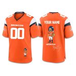 Personalized Broncos Bad Bunny Super Bowl 2026 Concho Football Jersey