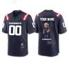 Personalized Patriots Bad Bunny Super Bowl 2026 Concho Football Jersey (1)
