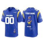 Personalized Rams Bad Bunny Super Bowl 2026 Concho Football Jersey