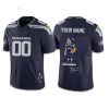 Personalized Seahawks Bad Bunny Super Bowl 2026 Concho Football Jersey (1)