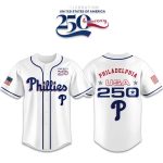 Phillies America 250th Anniversary 2026 Baseball Jersey
