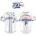 Pirates America 250th Anniversary 2026 Baseball Jersey