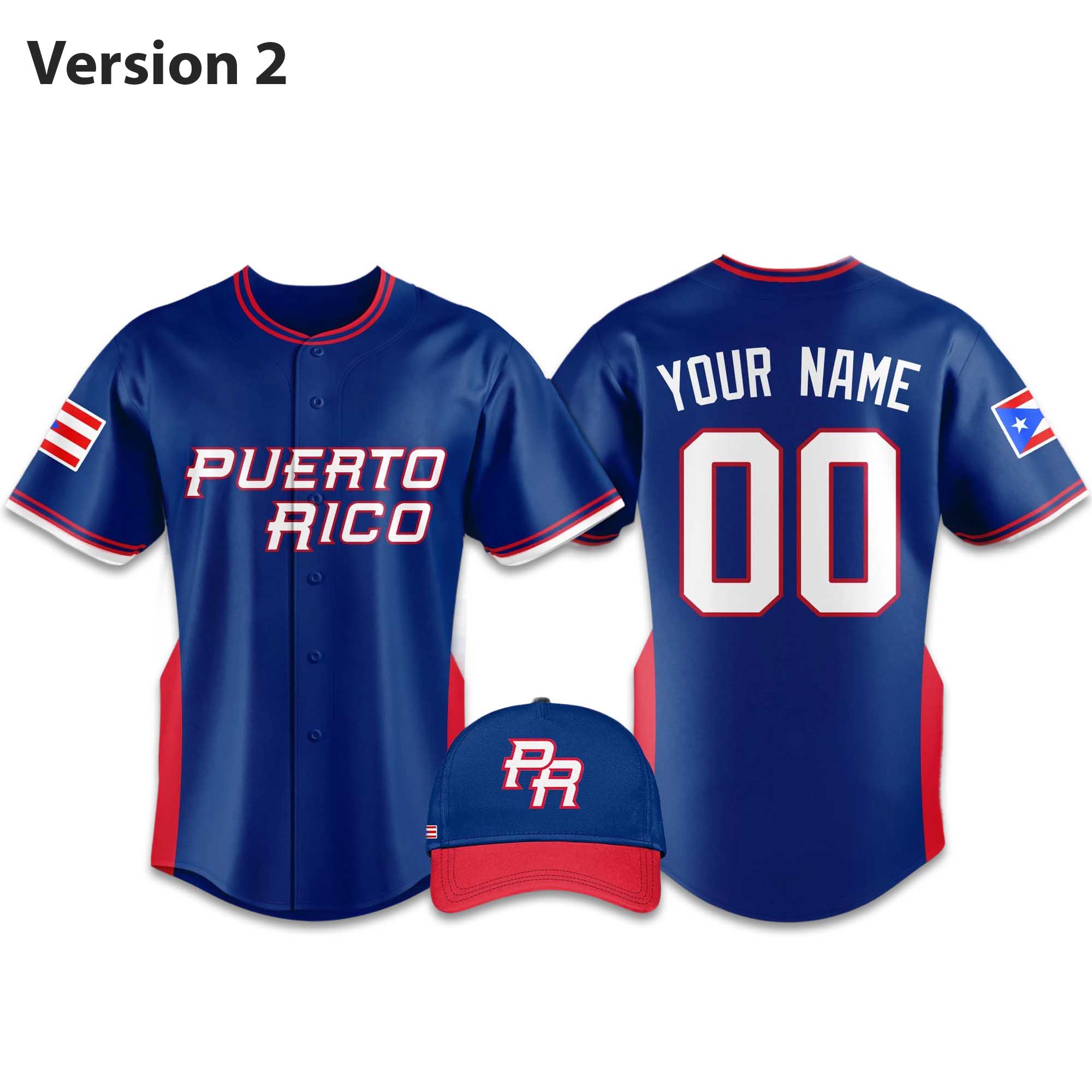 Puerto Rico Baseball 2026 World Baseball Classic Jersey 2 Puerto Rico Baseball 2026 World Baseball Classic Jersey (2)