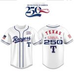 Rangers America 250th Anniversary 2026 Baseball Jersey
