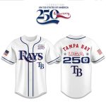 Rays America 250th Anniversary 2026 Baseball Jersey