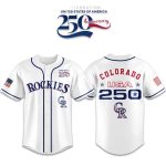 Rockies America 250th Anniversary 2026 Baseball Jersey