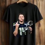 Sam Darnold Middle Finger Cup NFC Champions And Smoking Shirt