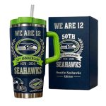 Seahawks We Are 12 50th Anniversary 1976 2026 Tumbler