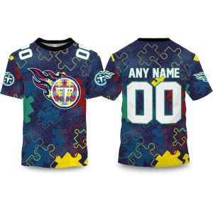 Titans Autism Awareness Football Shirt 2026 1