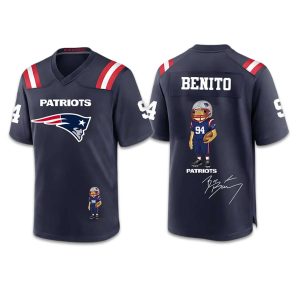 Patriots Bad Bunny Concho Super Bowl 2026 Jersey (1)
