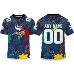 Vikings Autism Awareness Football Shirt 2026
