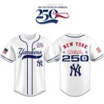 Yankees America 250th Anniversary 2026 Baseball Jersey