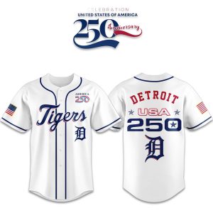Tigers America 250th Anniversary 2026 Baseball Jersey (1)