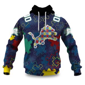 Lions Autism Awareness Football Hoodie 2026 1