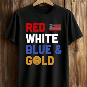 USA Team 2026 Red White Blue Gold Shirt (1)