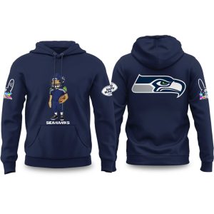 Seahawks Bad Bunny 2026 Super Bowl Concho Football Hoodie 1