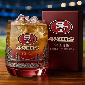 49ers EST 1946 Whiskey Glass