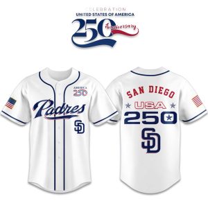 Padres America 250th Anniversary 2026 Baseball Jersey (1)