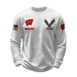 2026 Badgers 250 Years Of Freedom Waffle Sweatshirt