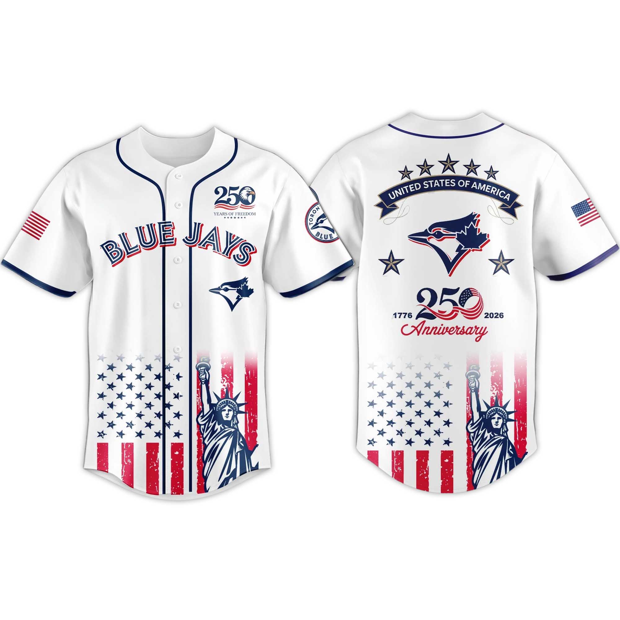 2026 Blue Jays America’s 250th Anniversary Jersey 1 2026 Blue Jays America's 250th Anniversary Jersey 1
