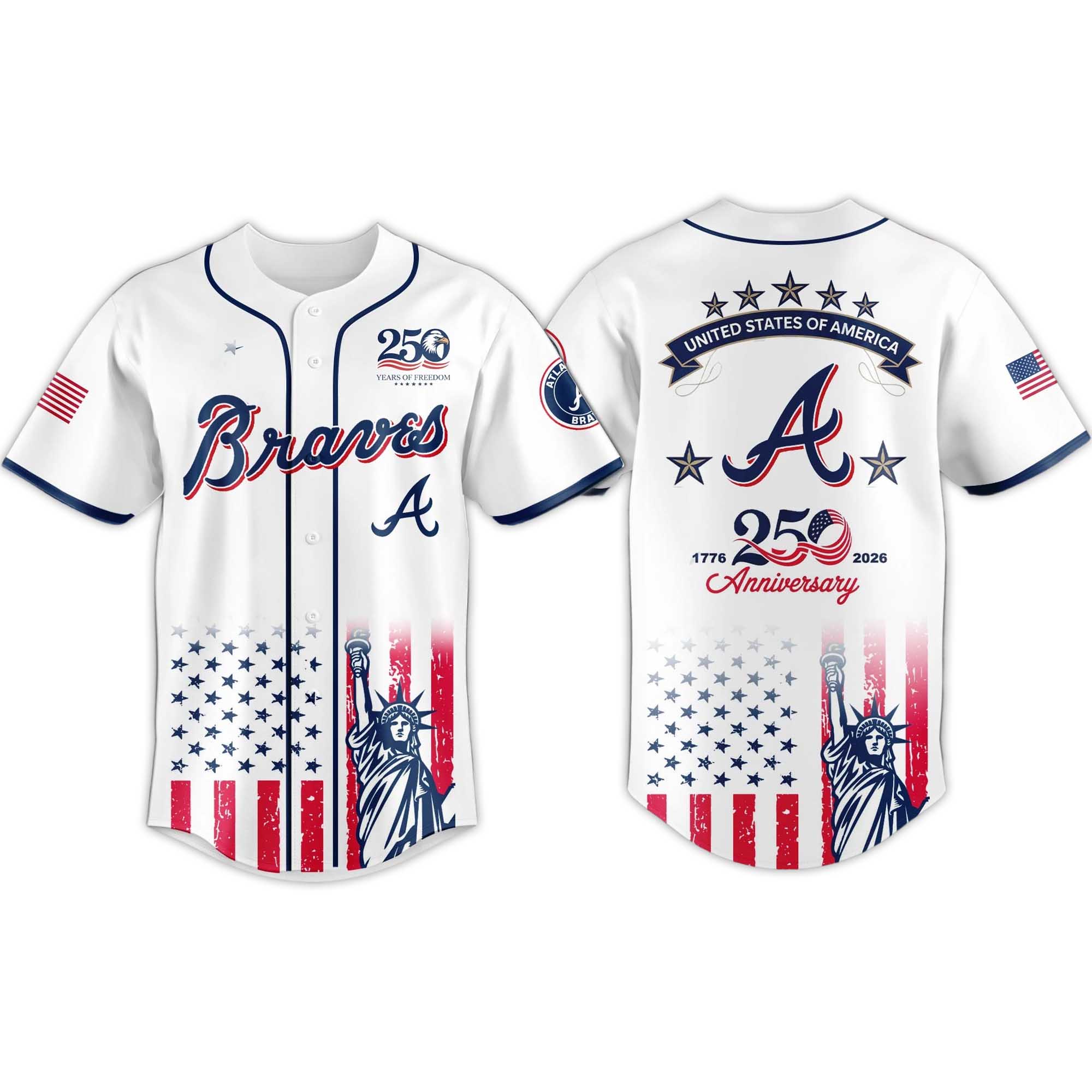 2026 Braves America’s 250th Anniversary Jersey 1 2026 Braves America's 250th Anniversary Jersey 1