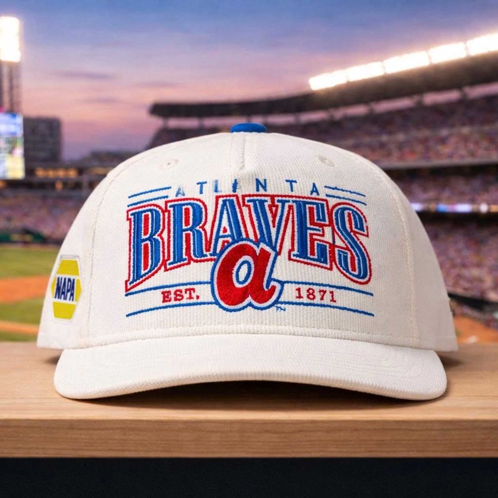Script Caps Throwback 2026 Braves Corduroy Throwback Cap Giveaway
