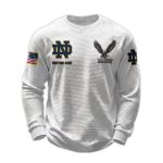 2026 Fighting Irish 250 Years Of Freedom Waffle Sweatshirt
