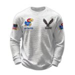 2026 Jayhawks 250 Years Of Freedom Waffle Sweatshirt