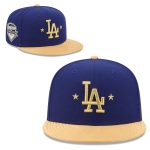 2026 LA Dodgers Champions Gold Fitted Hat