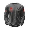 2026 Maryland Terrapins 250 Years Of Freedom Waffle Sweatshirt 3