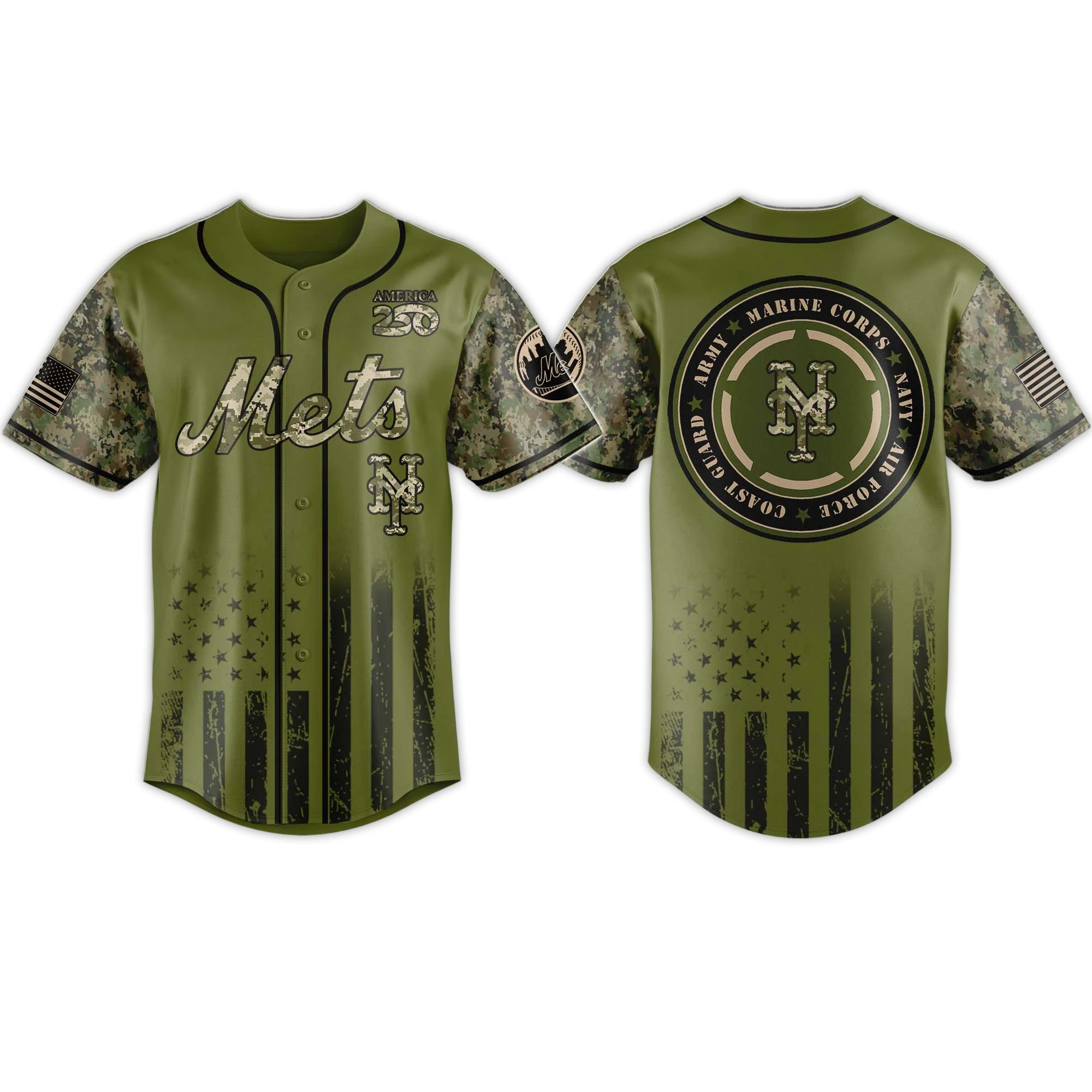 2026 Mets Military Appreciation Night Jersey 2026 Mets Military Appreciation Night Jersey