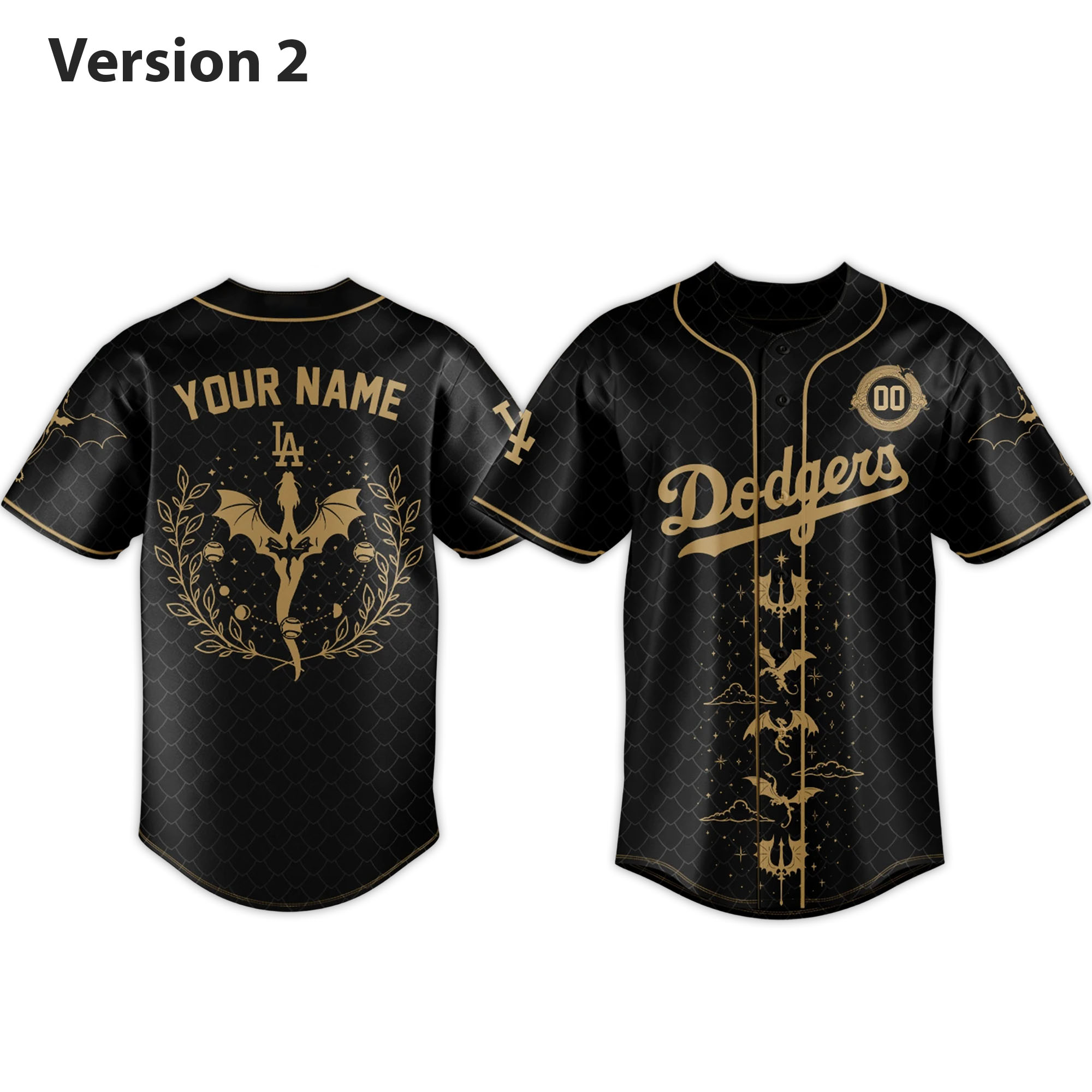 2026 Personalized Dodgers Fourth Wing Night Jersey 2 2026 Personalized Dodgers Fourth Wing Night Jersey 4